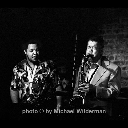 Ron Holloway & Buck Hill at Blues Alley 8-4-92