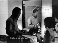 Lester Bowie, backstage at Kool Jazz Festival, Kennedy Center, DC, 6-4-83