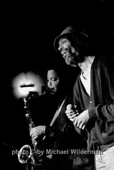 Gil Scott Heron at Blues Alley with Ron Holloway-2-26-89